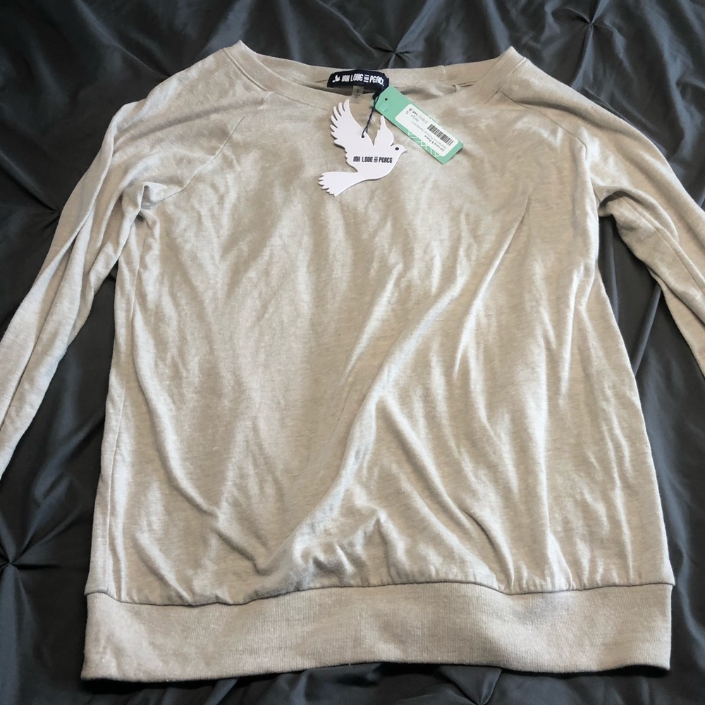 Ink Love & Peace vanilla sweatshirt sweater